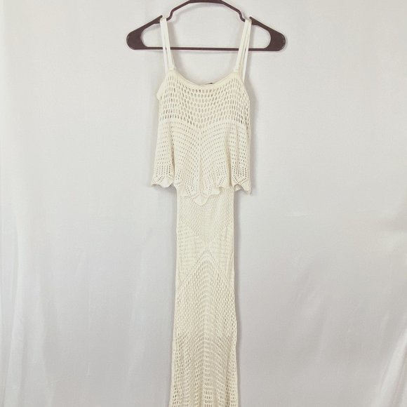 Arden B Dresses & Skirts - NWT Late 90's / Early 00's Vintage Arden B Beachy Crochet Knit Maxi Dress Small